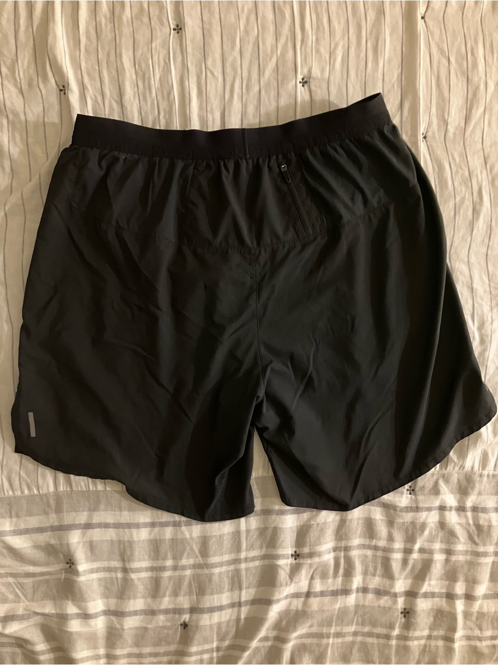 Nike Black Performance Shorts with Reflective Swoosh - Picture 3 of 6